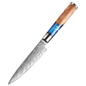 LEGACY BLADES Juego de Cuchillos de Chef de Damasco Hechos a Mano de Primera Calidad, 67 Capas, Duraderos y Sostenibles, 7 Piezas, Afilados, Ambidiestros, de Hoja Recta - Product Image 4