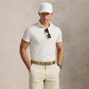 Ropa de golf de diseño OEM, polos de golf de alto rendimiento y alta calidad con impresión por sublimación completa para hombre - Product Image 6
