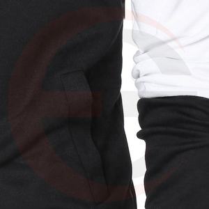 เสื้อกันหนาวมีฮู้ดสำหรับผู้ชาย,เสื้อสวมศีรษะสีพื้นแบบสั่งตัดอบอุ่นแฟชั่น - Product Image 6