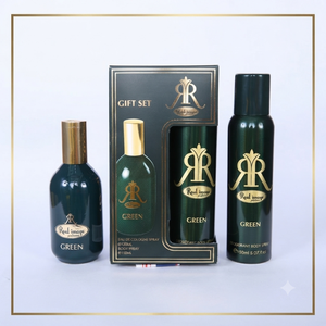 Nayaab Perfumes Unisex Green Eau De Cologne <b>Spray</b> 120ml & Long Lasting Deodorant Body <b>Spray</b> 150ml Gift Set - Product Image 1