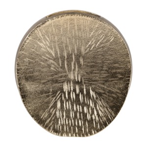 Jarrón de Mesa Art Deco de Latón, Decoración Metálica Hecha a Mano, Acabado Dorado Redondo para Diseño de Interiores de Sala de Estar, Decoración del Hogar - Product Image 5