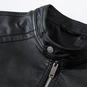 Custom Hot Sale High Quality <b>Jacket</b> For Men Classic Windproof Fur Lining Men Motorbike <b>Punk</b> Leather Winter Coat Leather <b>Jackets</b> - Product Image 2