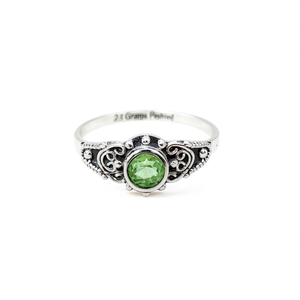 2.5 Grams <b>Peridot</b> Fashion <b>Ring</b> - Product Image 2