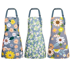 Delantal de Zapatero de doble cara unisex, bata de cocina con logotipo personalizado, chaleco de cocina, algodón, poliéster, Material impermeable, opciones de talla grande - Product Image 3