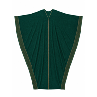 Abaya Femme Tricotée Vert Émeraude Personnalisée à Manches Papillon, Style Gulf, Vêtement Islamique Modeste, Fabricant Grossiste