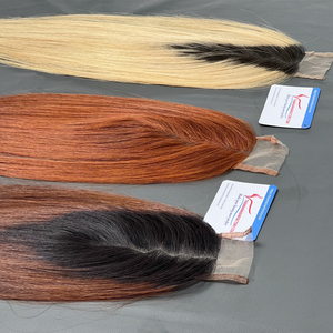 Extensiones de cabello humano liso Remy Color natural Cierre de encaje transparente Extensiones de cabello vietnamita al por mayor - Product Image 5