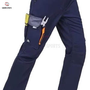 Combinaisons de travail unisexe personnalisées en coton durable pour la construction, les travaux extérieurs et la sécurité, pour mécaniciens, séchage rapide, légères, avec détection des aiguilles - Product Image 5