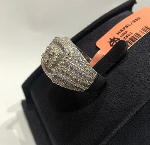 Ensemble de bagues pour homme en moissanite de laboratoire tendance, en argent sterling 925, bagues en grappe plaquées rhodium, luxe, mariage, fiançailles, soirée - Product Image 2