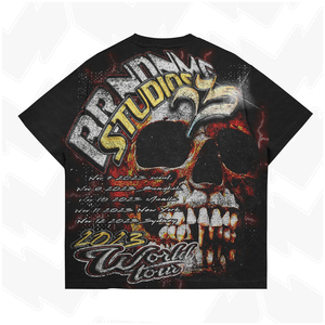 100% Cotton Men Unisex Regular Fit O-Neck Short Sleeve Breathable Quick Dry Heavyweight Silk Screen Printed Front High T-Shirts - Product Image 4