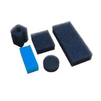Mousse filtrante antibactérienne noire 35PPI, éponge réticulée en verre personnalisée pour la filtration d'air des aquariums et des bacs à poissons