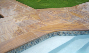 Dalles de pavage en grès arc-en-ciel poli par GROCON – Idéales pour l'aménagement extérieur et les patios - Product Image 2