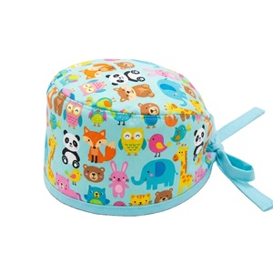 Adjustable Custom Logo Cotton Doctor Nurses Hair Headwear Medical Cloth Dental <b>Cap</b> Hygiene Surgical <b>Scrub</b> <b>Cap</b> On Custom Demand - Product Image 1