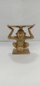 Porte-bougie décoratif en métal de luxe avec cheminée en verre pour décoration de table au meilleur prix - Product Image 4