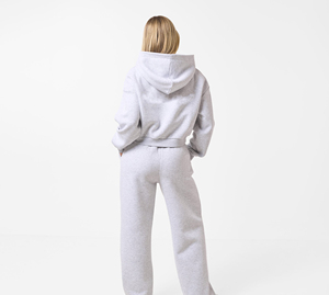 Ensemble de survêtement pour femme, coupe classique, deux pièces, 100 % coton, manches courtes, vêtements d'hiver, haute qualité, nouveau style, vente en gros - Product Image 2