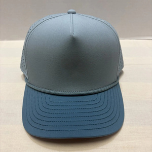 Casquette de golf respirante en maille avec trous découpés au laser, 5 panneaux, ajustable, unisexe, style décontracté pour l'été et le printemps, idéale pour les activités de plein air - Product Image 2