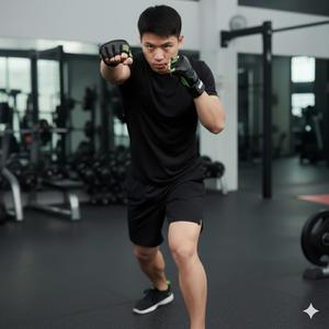 Gants de grappling MMA professionnels en cuir noir, mitaines de sparring fortement rembourrées pour l'entraînement aux arts martiaux et les sports de combat - Product Image 3