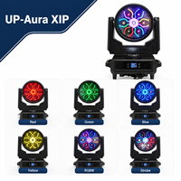 Solution complète d'équipement d'éclairage de scène avec projecteur LED à tête mobile PAR RGBWA/Blanc chaud, contrôle DMX512, et flight case