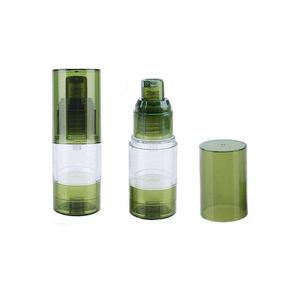 Nouvelles Bouteilles en Plastique Vert Unalilia avec Bouchon Bec de Canard pour Cosmétiques et Crème Solaire, Moulées par Injection, Estampage à Chaud, GP24, 15ml, 30ml - Product Image 2