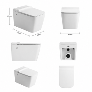 Inodoro Inteligente Wismart 108 de Cerámica, Montado en la Pared, con Sifón en S, Garantía de 5 Años, Diseño Moderno, Uso Comercial - Product Image 6