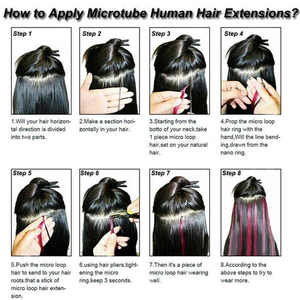 Anillas de microenlace de primera calidad para extensiones de cabello, suministros para la instalación y el mantenimiento de extensiones de cabello - Product Image 5