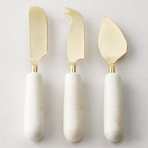 Modern Style Design Stainless Steel Cheese Knife Resin Cheese Knife MOP Cheese Knife Wood Cheese Knife At good Factory Price - Product Image 2
