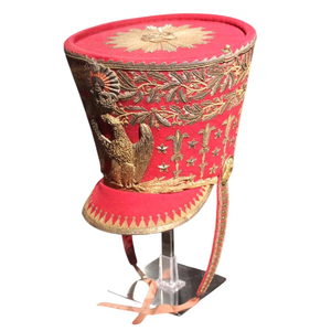 Sombreros Shako Napoleónicos Franceses de Lana Hechos a Mano de Alta Calidad, Venta al por Mayor de Fábrica, Sombreros Shako Clásicos de Alta Calidad Según Requisitos Personalizados - Product Image 4
