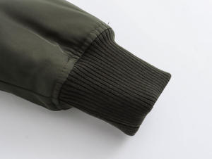 Chaqueta Bomber de Manga Larga con Cuello Mandarín, Estilo Europeo Americano, Nueva Moda para Mujer, con Cierre y Estampado Invernal - Product Image 6