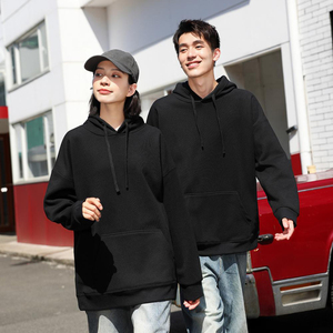 High Quality Hoodies <b>Men</b> <b>Pullover</b> Thick Fleece Plus Size Loose Custom Logo Women's Hoodies - Product Image 3