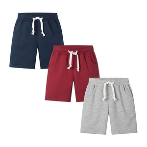 Shorts en coton pour enfants High Street, lot de 3, respirants, séchage rapide, taille élastique, mode été - Product Image 5