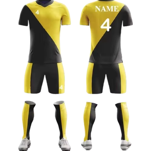 Conjunto de Uniforme de Fútbol Personalizado con Impresión, para Hombre, Transpirable, de Secado Rápido, con Cuello en V, de Poliéster, para Deportes de Verano, OEM - Product Image 6