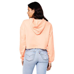 Sweat à capuche court pour femme, pull-over vierge personnalisable avec logo, fournisseur de vêtements OEM, vente en gros - Product Image 2