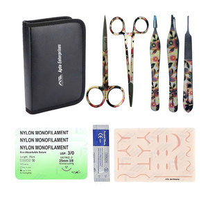 New Arrival Essential Basic Surgical Instruments <b>Kit</b> Minor Surgical <b>Suture</b> Training Set for Medical Students Medical Silicone - Product Image 1