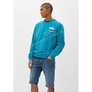 Sudadera Deportiva de Invierno Personalizada, Manga Larga, Cuello Redondo, Informal, 100% Algodón, Forro Polar, Transpirable, Resistente al Viento, para Hombre, con Estampado Digital - Product Image 3