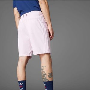 Shorts de sport décontractés roses élégants pour hommes grandes tailles, style streetwear avec motif uni, idéal pour l'été - Product Image 6