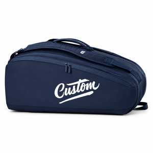 Custom Navy Canvas <b>Duffel</b> <b>Bag</b> with Zipper Closure Waterproof & Lightweight-Sport Travel Gym <b>Bag</b> Durable Portable Large Capacity - Product Image 1