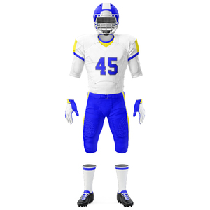 Tenues de football américain personnalisées professionnelles avec nom et numéro d'équipe, pour hommes et jeunes, design sublimé, équipement d'entraînement en gros - Product Image 2