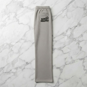 Pantalon de survêtement en toile à jambe large de qualité supérieure, coupe décontractée, coton épais, style streetwear décontracté - Product Image 3