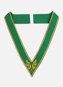 Fil à broder à la main en bouillon de fil métallique 3D, Collar de Grand Maître Maçonnique Allié, NOUVELLE QUALITÉ SUPÉRIEURE - Product Image 6