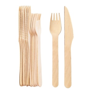 Eco Friendly Birchwood Knife 155mm Disposable Cake Cutting Cutlery for Weddings & Parties cakes and Birthday Celebrations Knife - Product Image 1