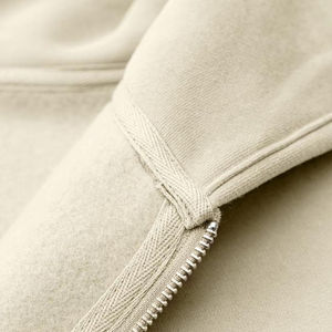 Sudadera con capucha personalizada de invierno con cremallera, estampado digital, letras y grafiti, lisa, en blanco, de peso pesado - Product Image 4