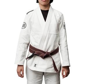 ชุดยูนิเซ็กซ์สำหรับศิลปะการต่อสู้ BJJ รุ่นปี 2026 แบบสั่งทำพิเศษ พร้อมโลโก้ด้านหน้าแบบยืดได้ ผลิตจากผ้าฝ้าย 100% หนัก 460gsm ระบายอากาศได้ดี ไม่หดตัว แห้งเร็ว - Product Image 1