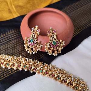Guttapusalu Pearl Haram-Fashion Jewelry Set - Product Image 2