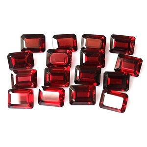 Mozambique <b>Garnet</b> Octagon Emerald Cut Loose Gemstone 6mm 8mm Natural Faceted <b>Garnet</b> Stone For Jewelry Making Wholesale Bulk - Product Image 6