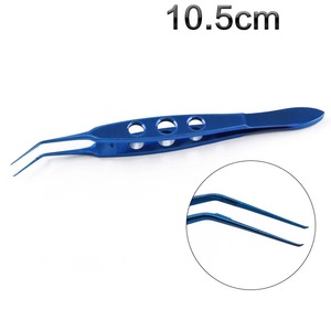 1 unidad de Pinzas de Capsulorrexis Inamura para Microscopia Oftálmica, Instrumento Manual de Acero Inoxidable para Uso Clínico - Product Image 2