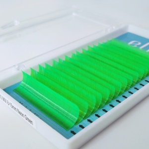 Extensions de cils naturelles longues faites à la main en gros, personnalisables, en plateau, en fibre HY LON, tailles mixtes, échantillon gratuit, logo privé (OEM/ODM) - Product Image 1