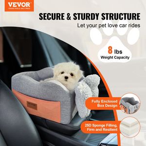 Cane di piccola taglia seggiolino auto 8 Lbs Pet copertura sedile posteriore con Console centrale per il piccolo Comfort canino - Product Image 2