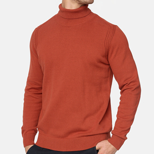 <b>Men's</b> Knit <b>Turtleneck</b> Pullover Slim Fit Casual <b>Sweater</b> - Product Image 2