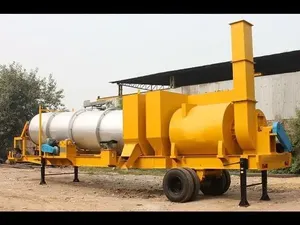 Planta Mezcladora de Asfalto Móvil de Calidad Profesional, Planta Portátil de Mezcla en Caliente para Construcción de Carreteras y Mezcla de Betún - Product Image 2