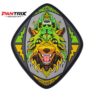 Parche de PVC Personalizado, Parche de Goma Suave con Logotipo 3D para Uniformes, Ropa de Moda y Accesorios - Product Image 1