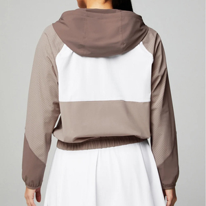 เสื้อแจ็คเก็ตซาฟารีมีฮู้ดแบบ Color Blocking ปิดด้วยซิป สะท้อนแสง ระบายอากาศได้ดี สไตล์สปอร์ต ความยาวปกติ ผ้าไนลอน เหมาะสำหรับใส่ในฤดูใบไม้ร่วง - Product Image 3